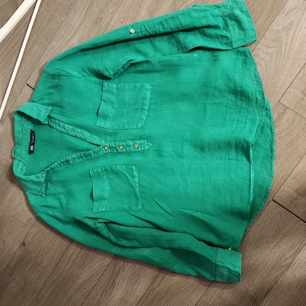 Linen shirt, sm, worn a few times, in great condition